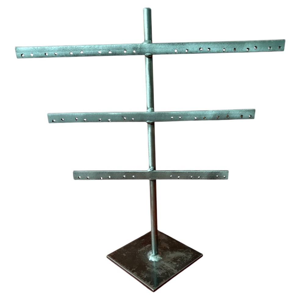 Jeffrey Manpearl Metal Earring Tree & Jewelry Stand